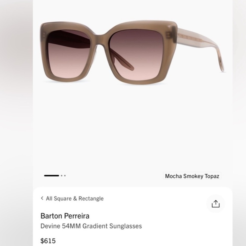 Barton Perreira Mocha Gradient Sunglasses